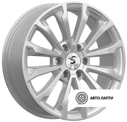 Диск Premium Series КР006 Haval H9 8.5x20 6/139.7 ET33  D75.1 SH78898. Литой, Насыщенный серебристый